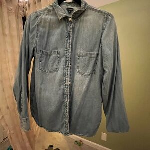 J. Crew Light Blue Casual Button Down Shirt